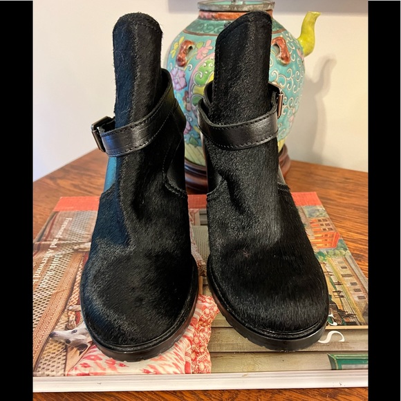 Allsaints Jules Jodhpur Pony Hair and Leather Belted Booties - Picture 12 of 12